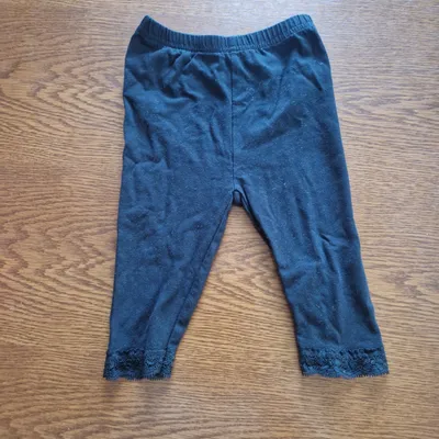 1 an legging noir dentelle